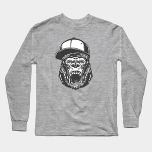 gorilla head Long Sleeve T-Shirt